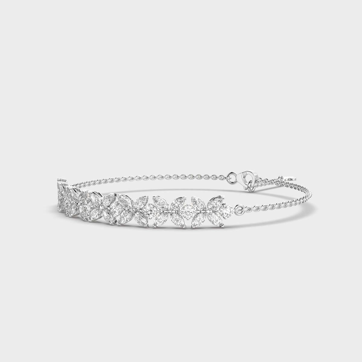 Mixed-Cut Marvel Diamond Bracelet