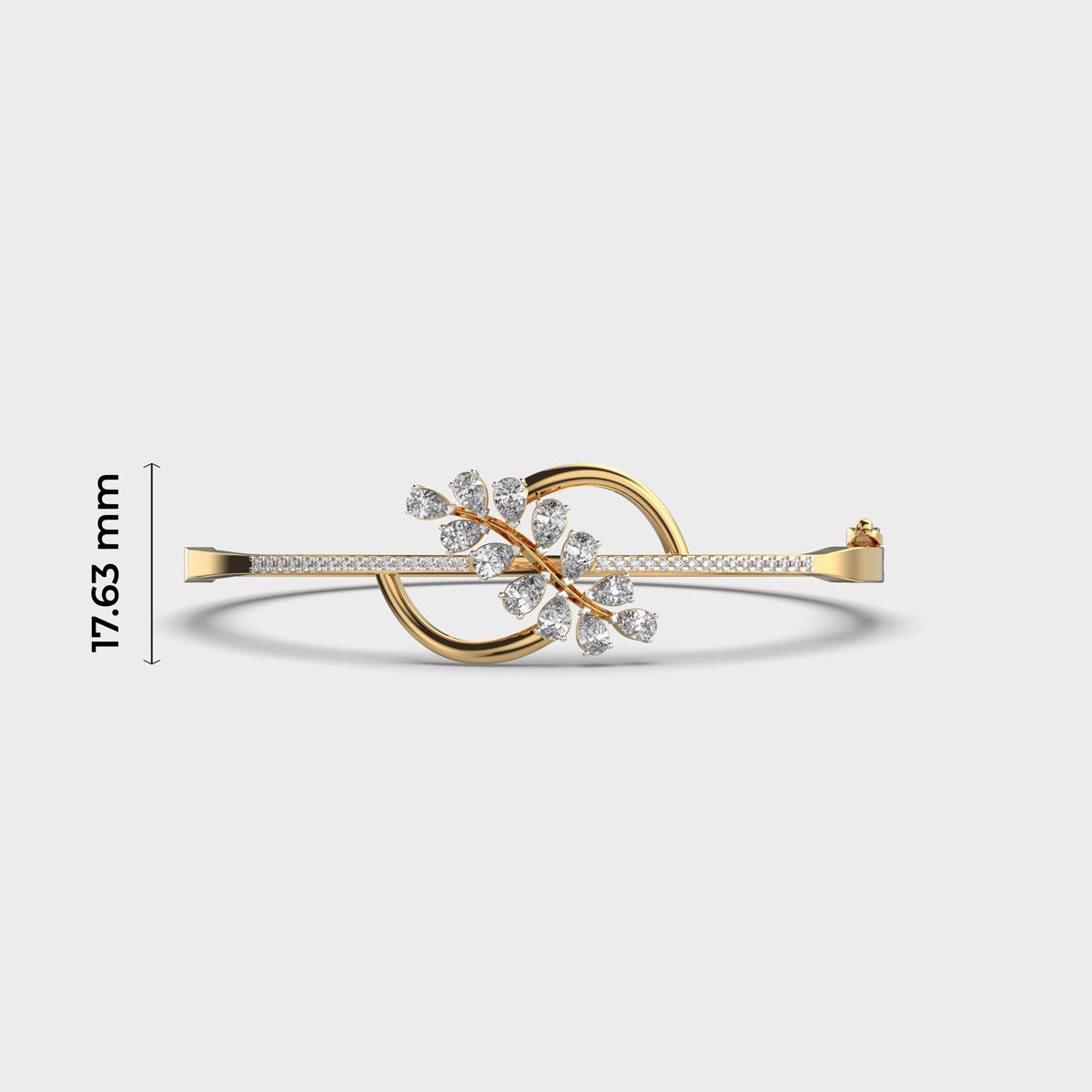 Peony Poise Diamond Bracelet