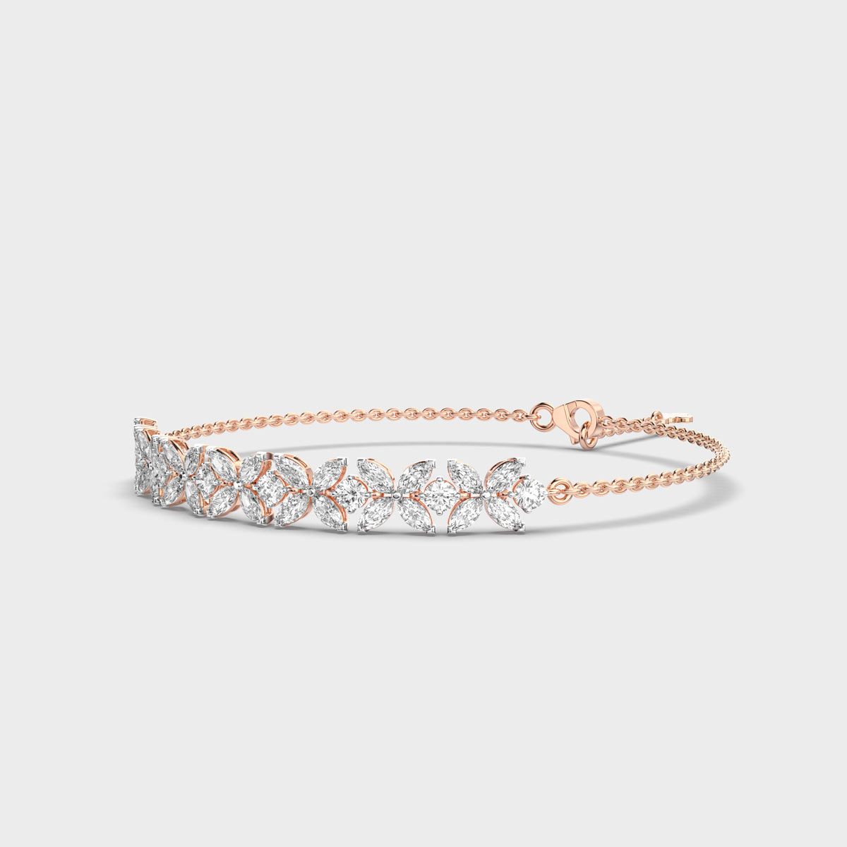Mixed-Cut Marvel Diamond Bracelet