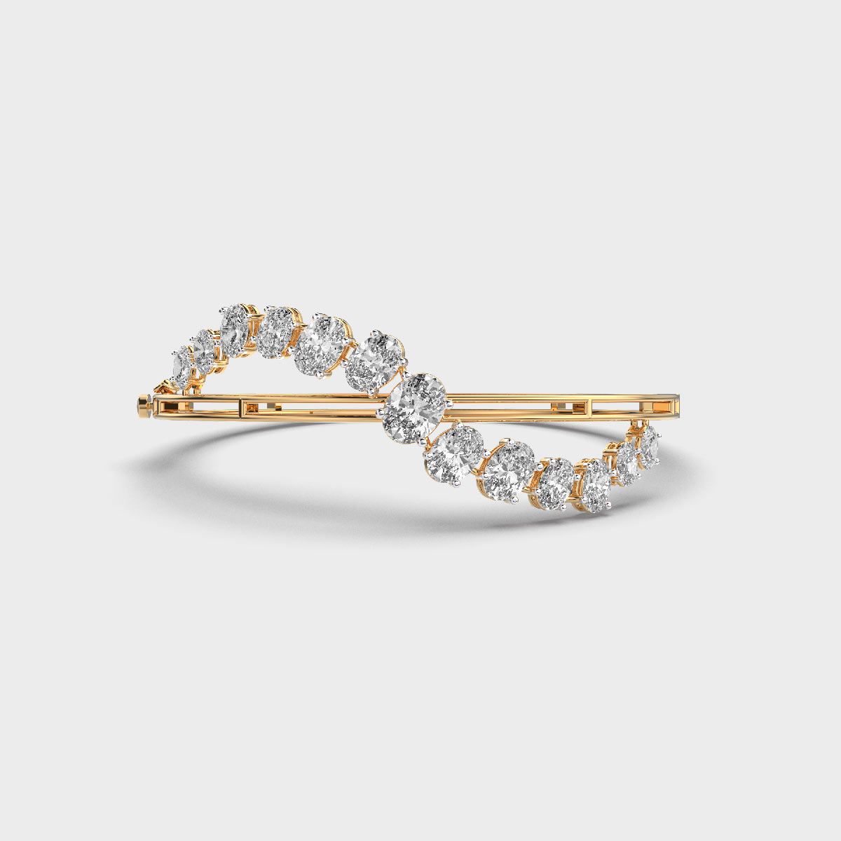 Pretty Twist Diamond Bracelet