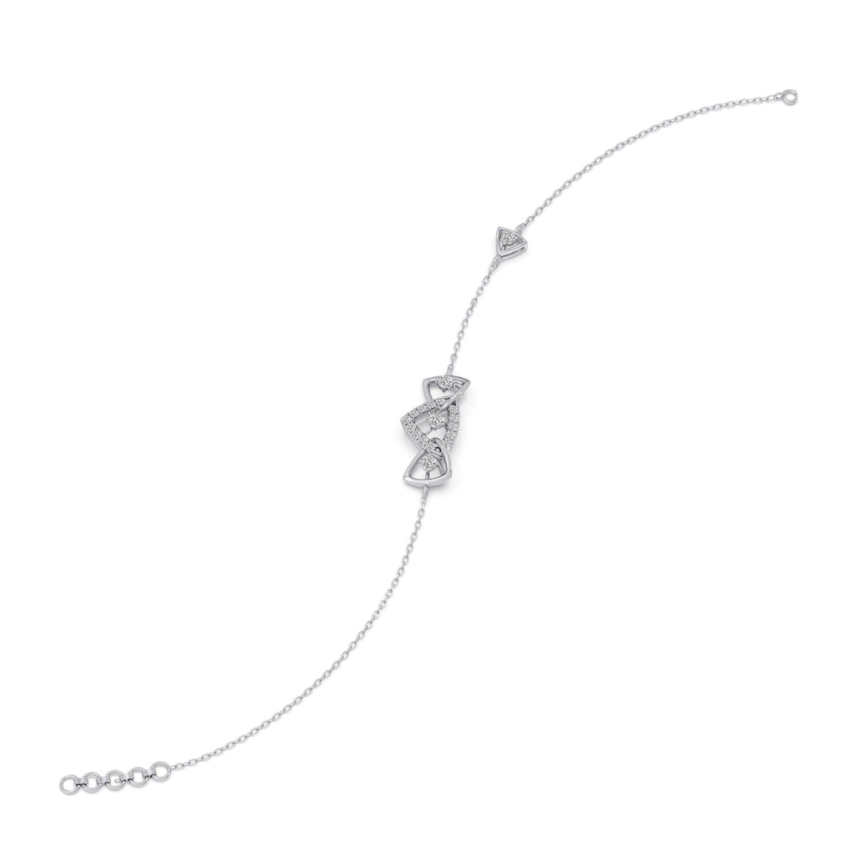 Trilink Chain Bracelet