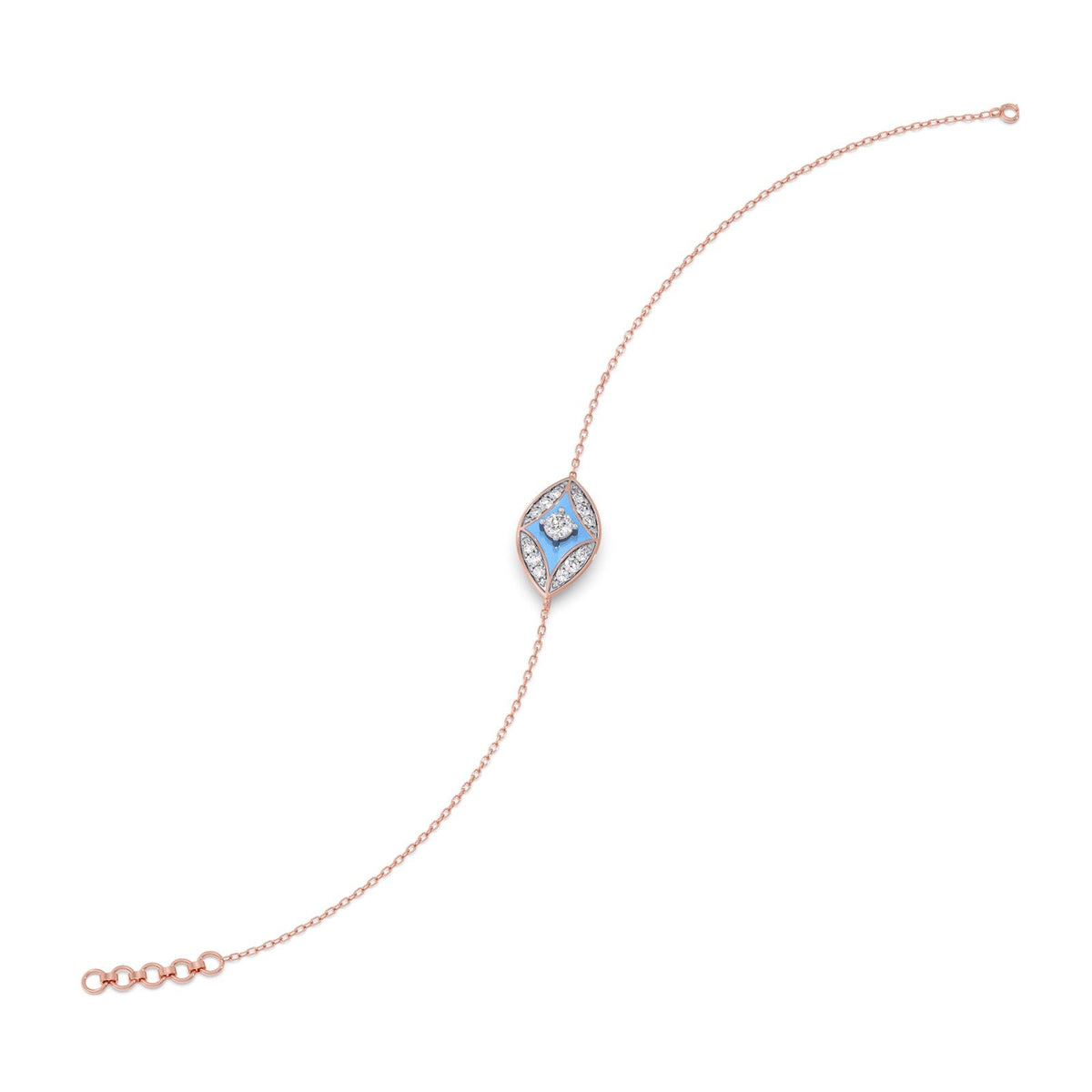 Cotton Candy Skyline Diamond Bracelet