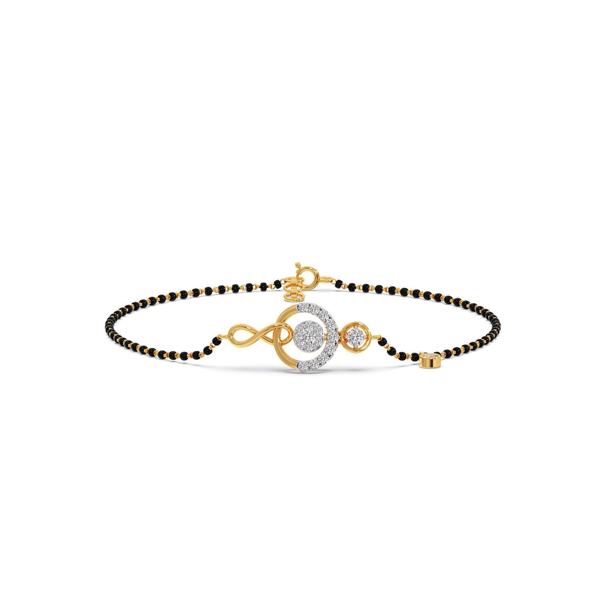 Ananta Cluster Diamond Mangalsutra Bracelet
