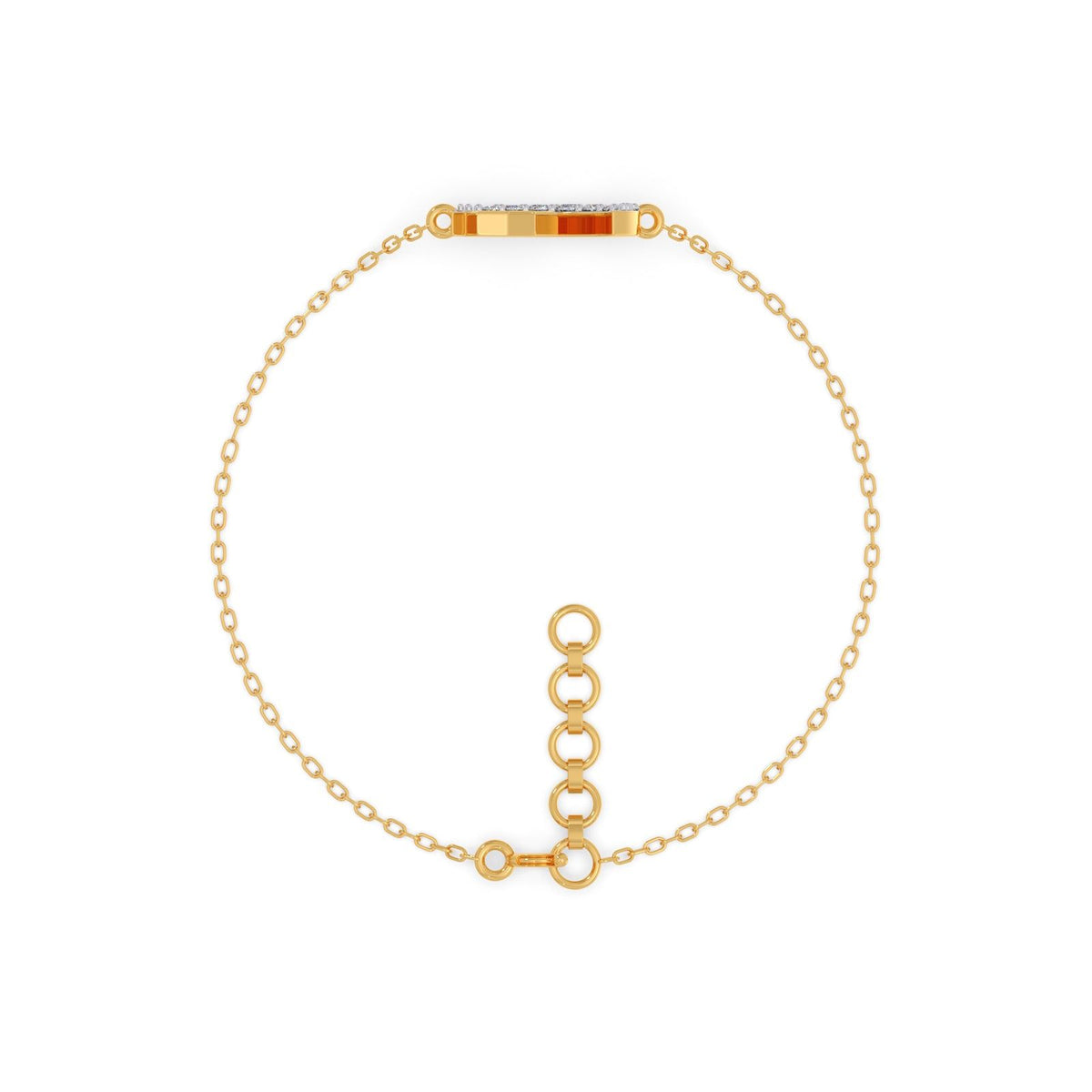Pink Stardust Moon Diamond Kids Bracelet