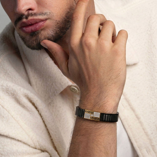 Forge Link Diamond Men's Bracelet