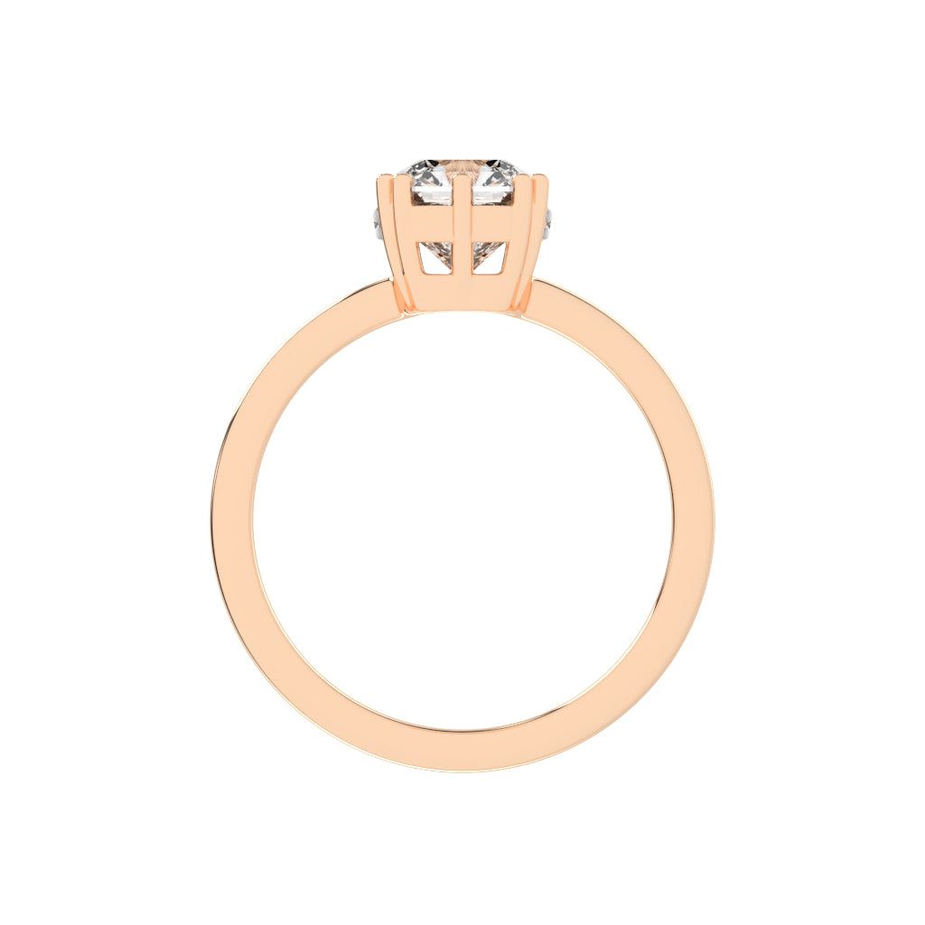 Solatriair Radiant Shape Lab Diamond Ring