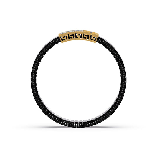 Grid Link Men's Diamond Men's Bracelet