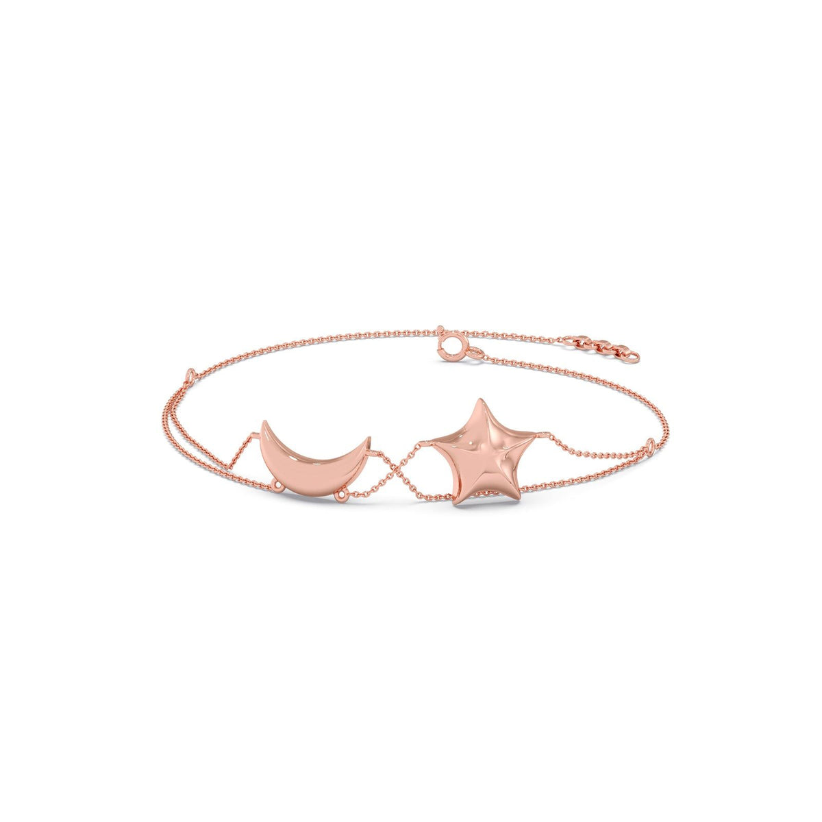 Midnight Celestial Plain Gold Bracelet