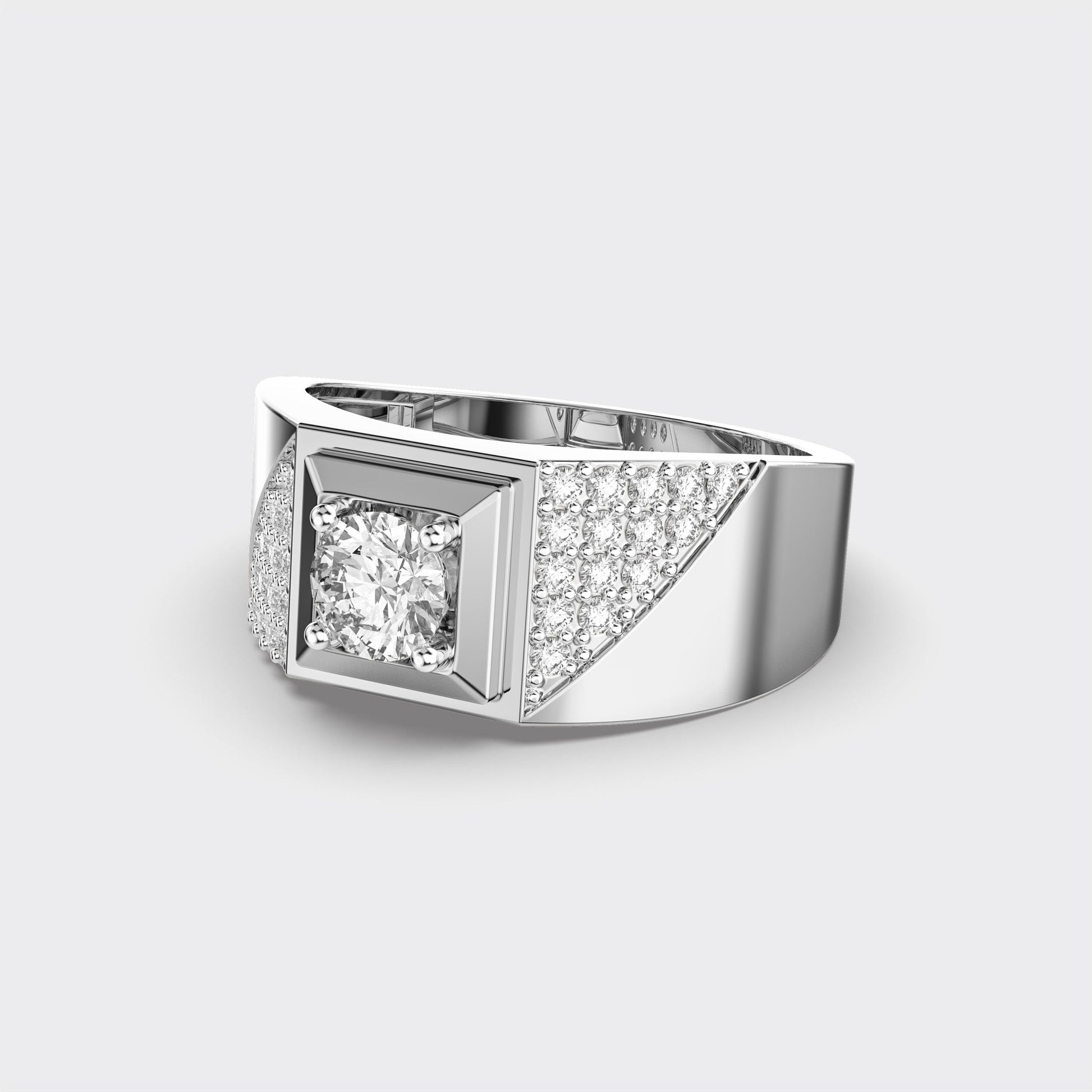 Sync Point Diamond Ring - View 8