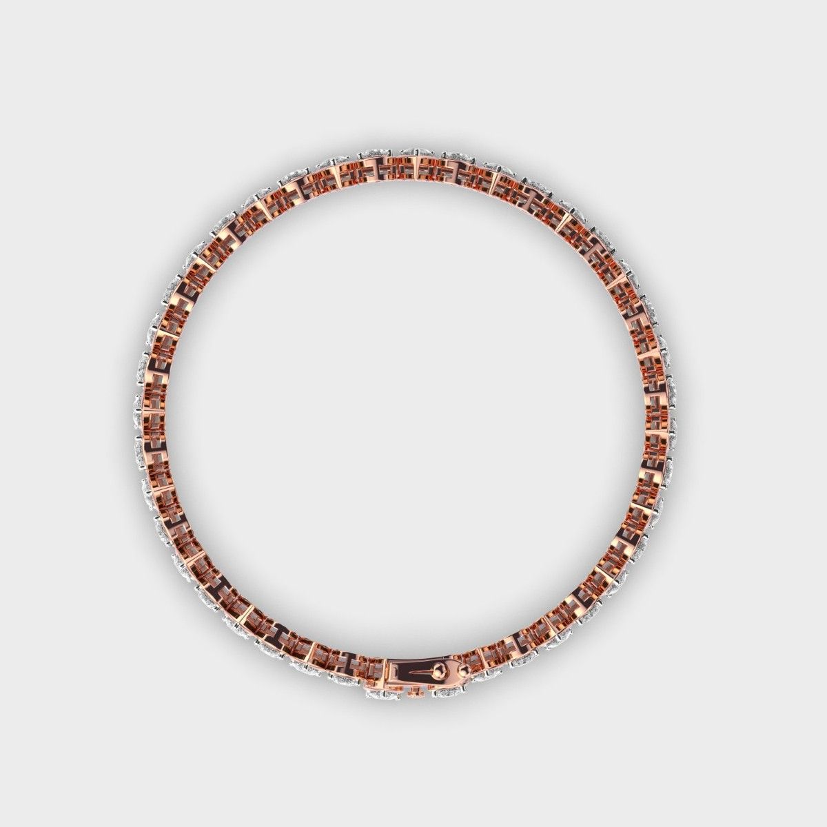 Pretty Woman Pear Diamond Bracelet