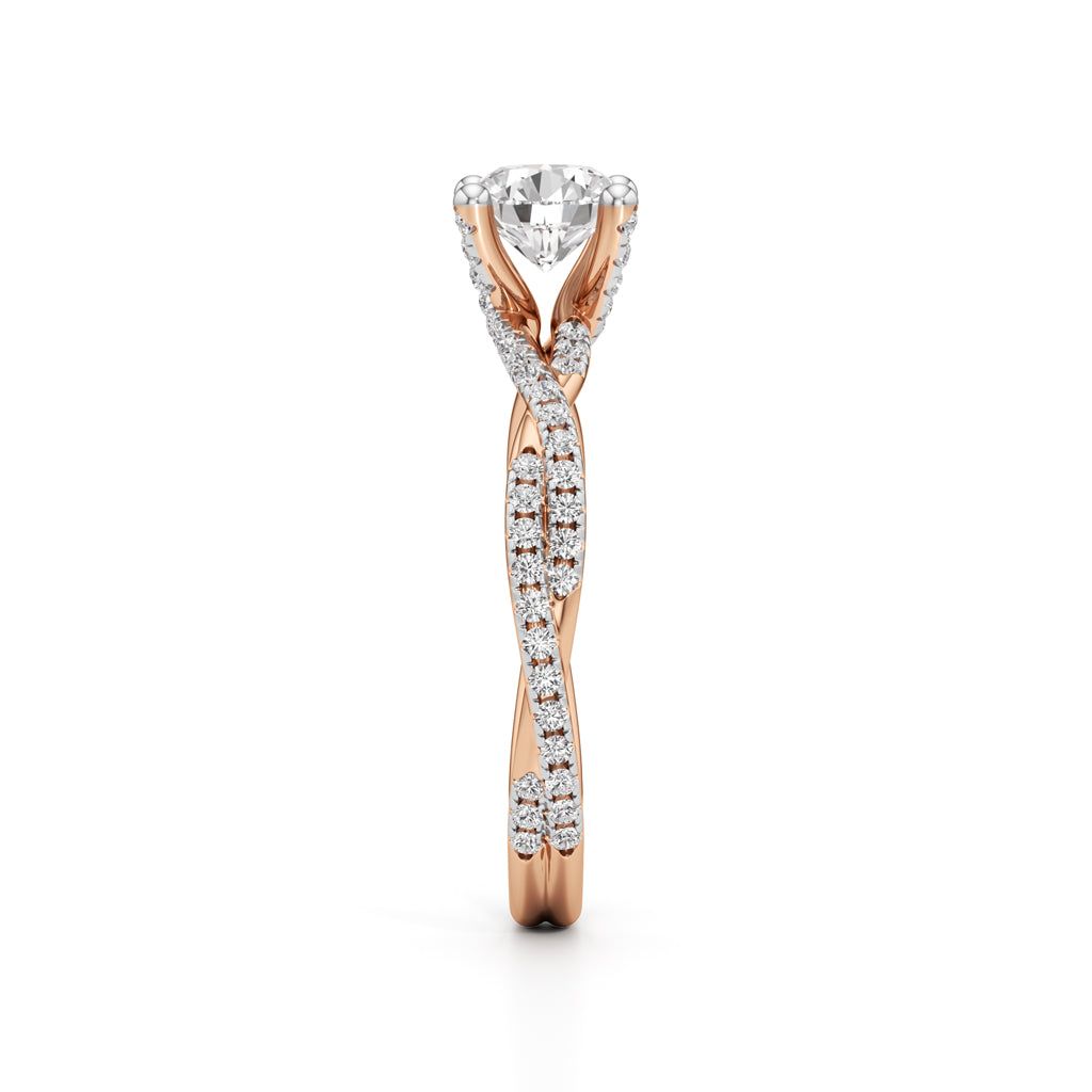 Twiluxe Embrace Solitaire Ring