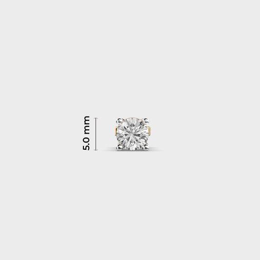 Core Round Diamond Stud for Men