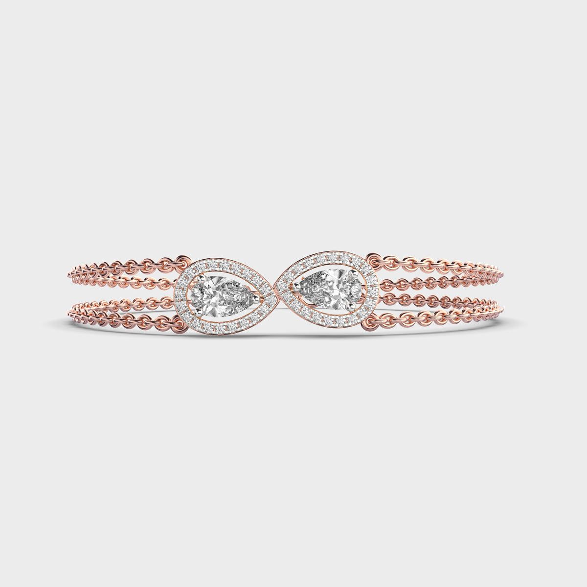 Dual Pear Eternal Diamond Bracelet Bracelet