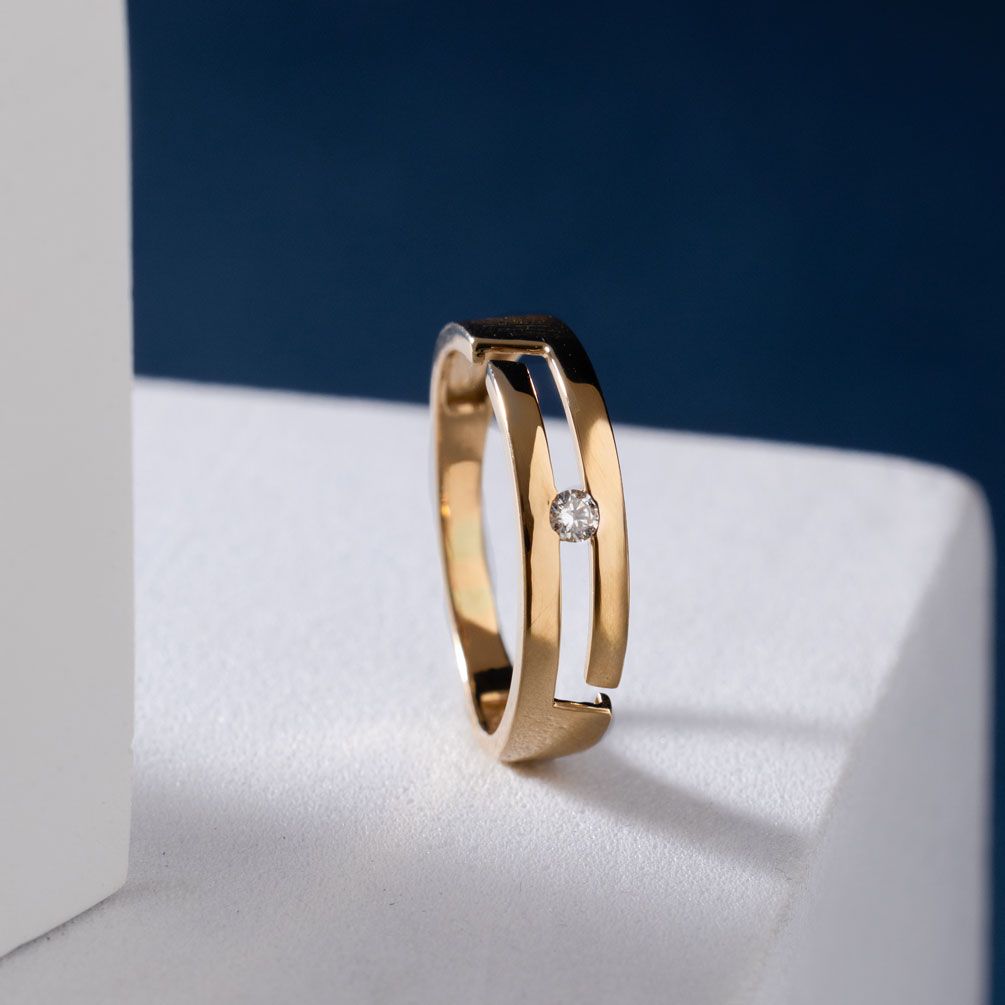 Nebula Path Diamond Ring - View 6