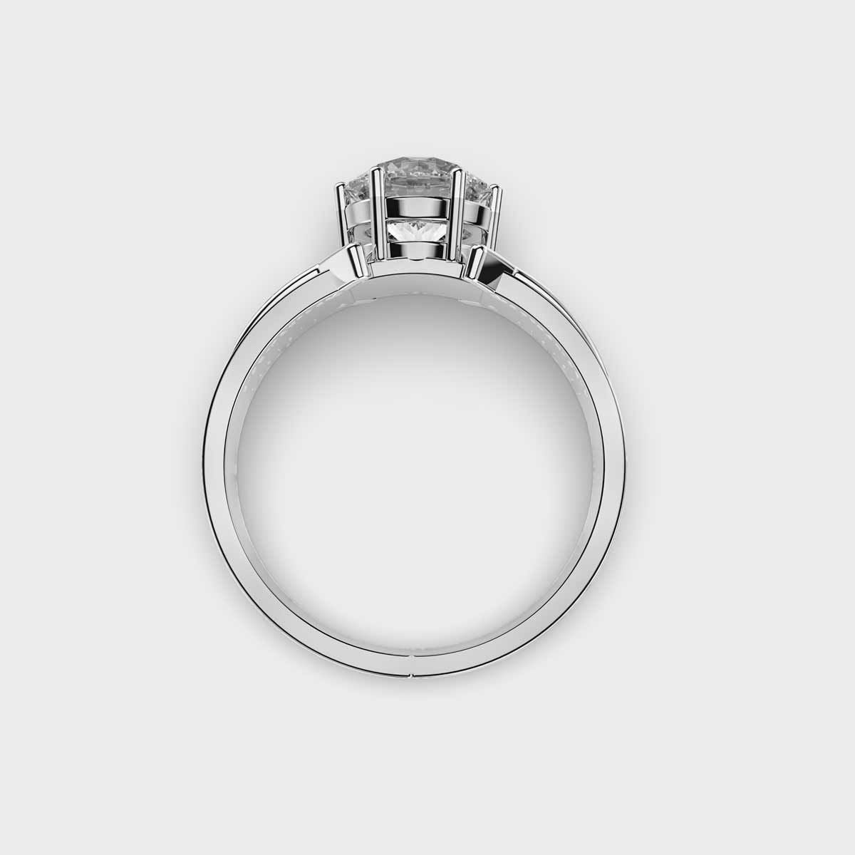 Gleaming Sun Diamond Ring For Men - View 10