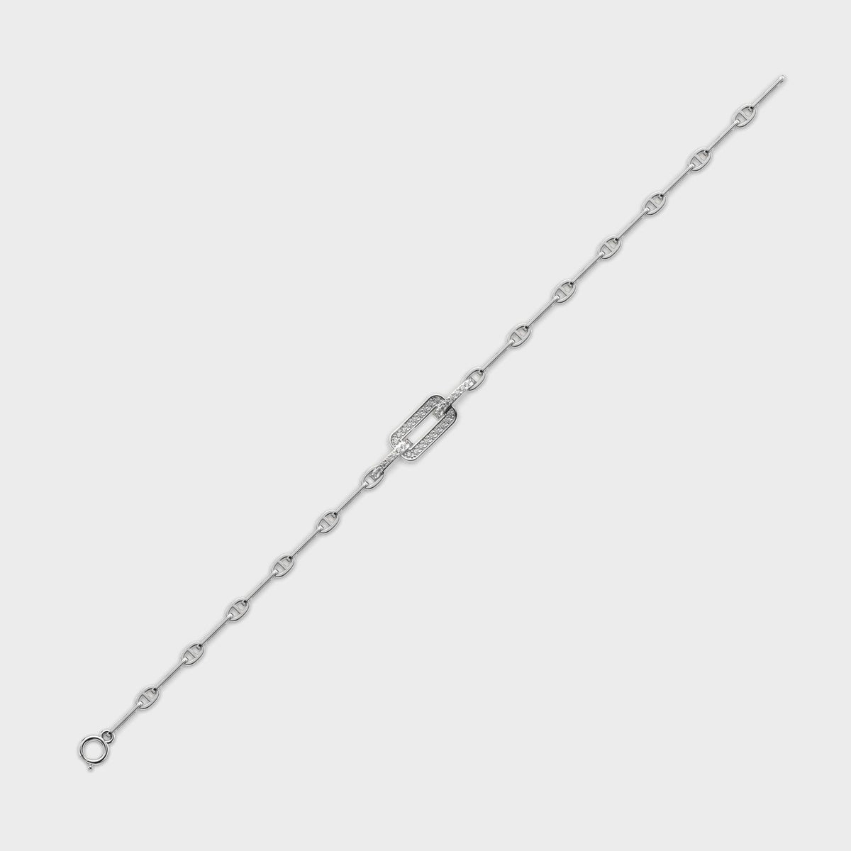 Unity of Facets Diamond Bracelet