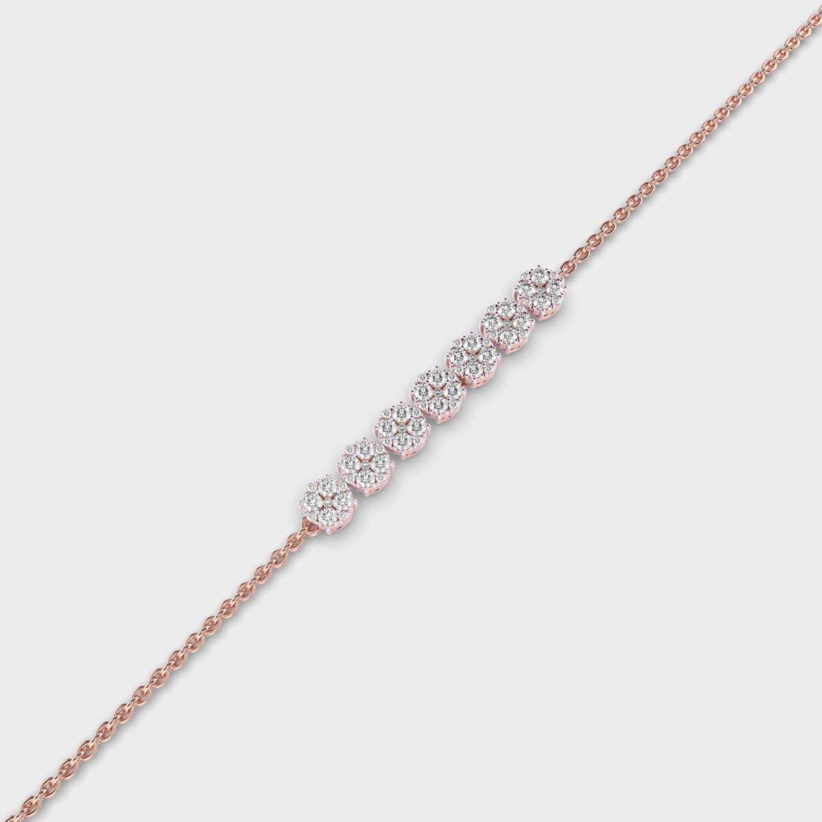 Septem Flora Diamond Quad Bracelet