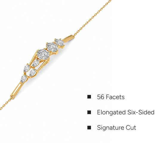 Hexa Axis Chain Bracelet