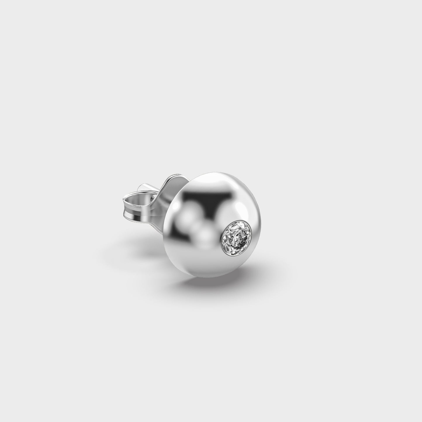 Shimmering Dots Men Diamond Ear Stud