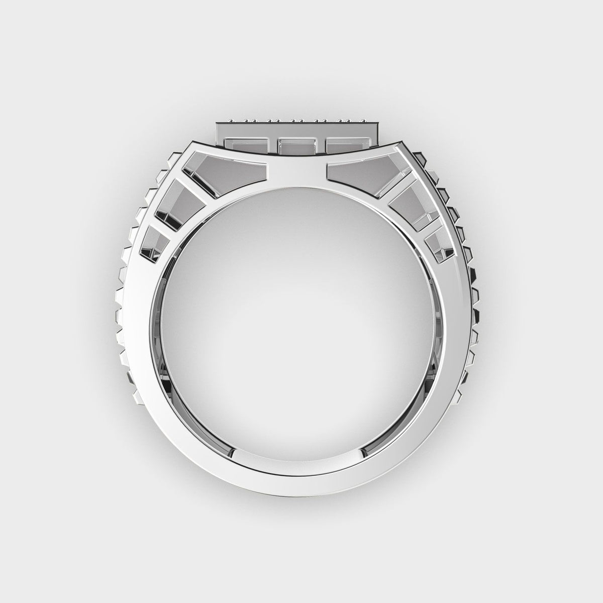 Crowned Hero Diamond Ring For Men - View 9
