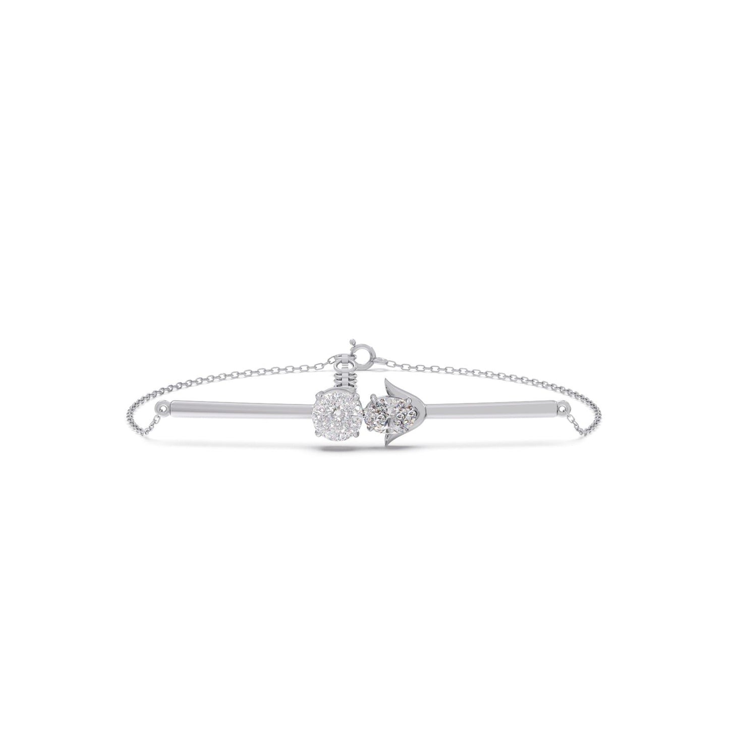 Portuguese Oval Pair Chain Bracelet