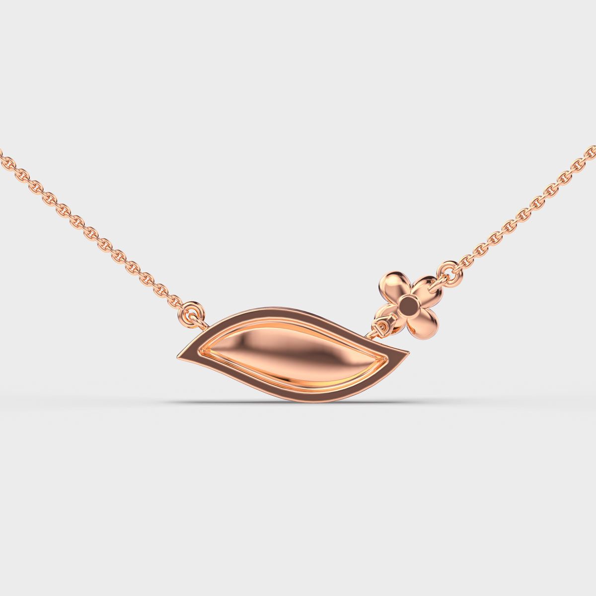 Linear Curve Diamond Cluster Necklace