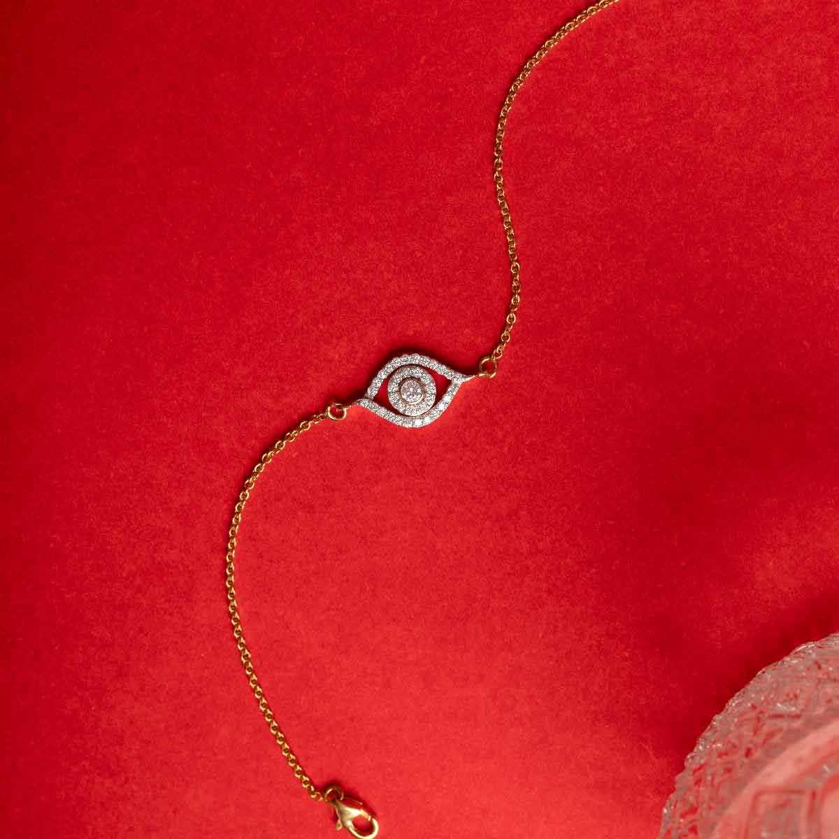 All Seeing Eye Diamond Bracelet