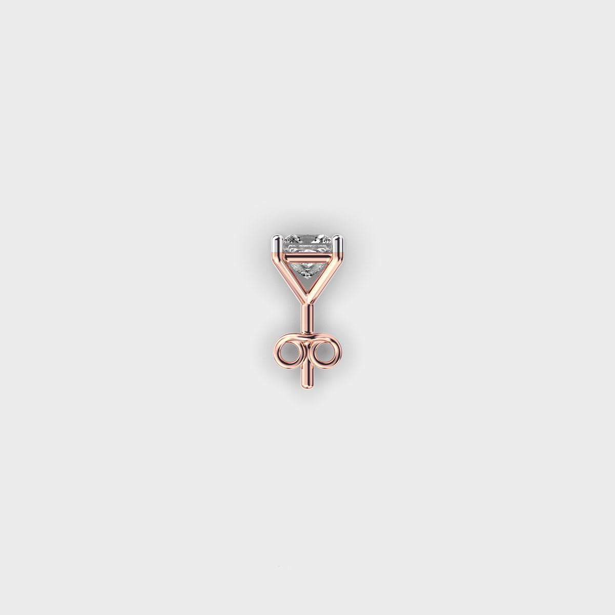 Sharp Edge Diamond Stud For Men