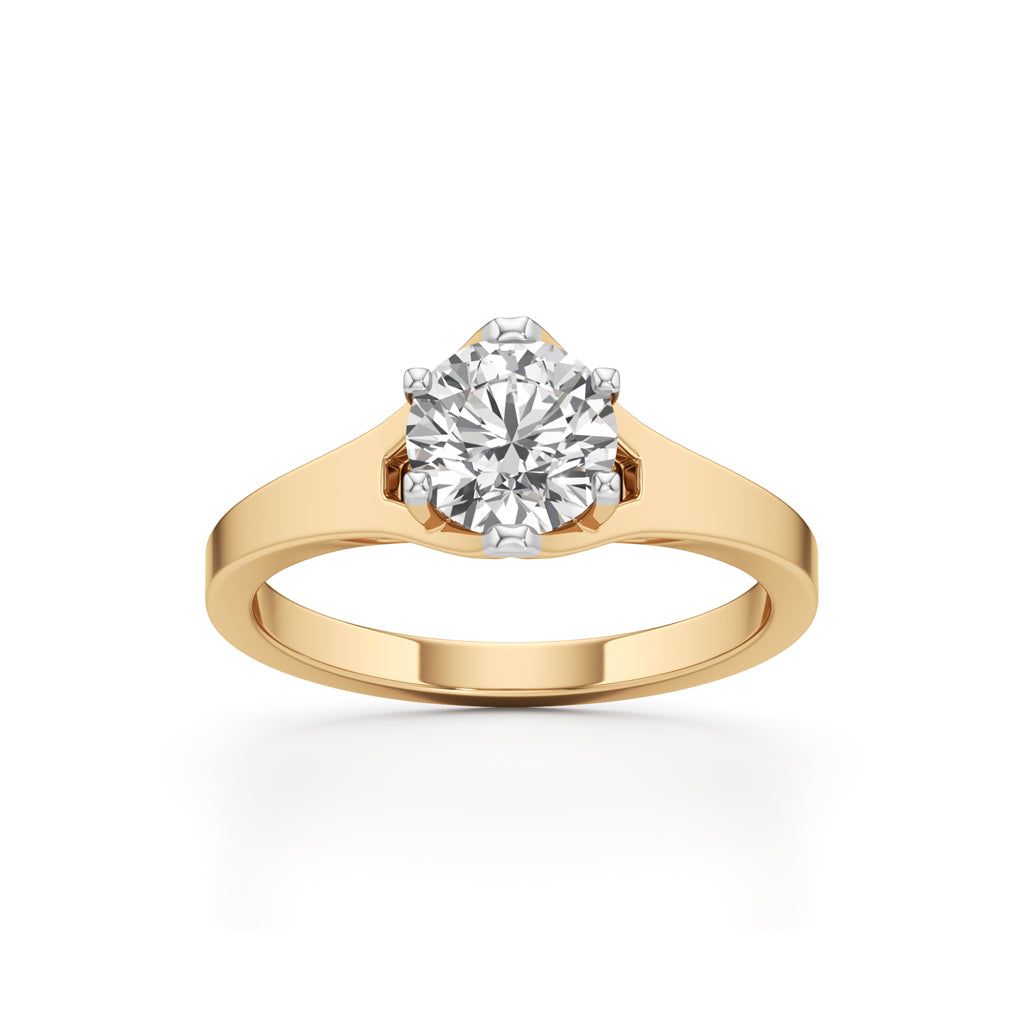 Celestia Solitaire Grace Ring