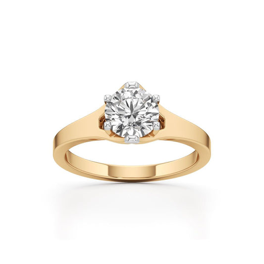 Celestia Solitaire Grace Ring