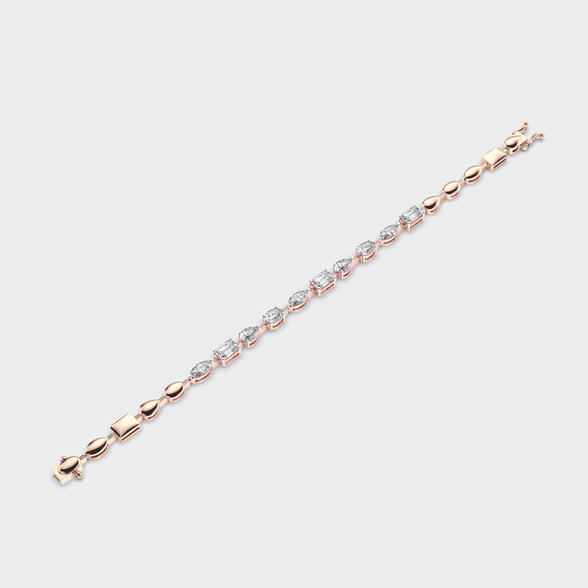 Mixed Diamond Charming Bracelet