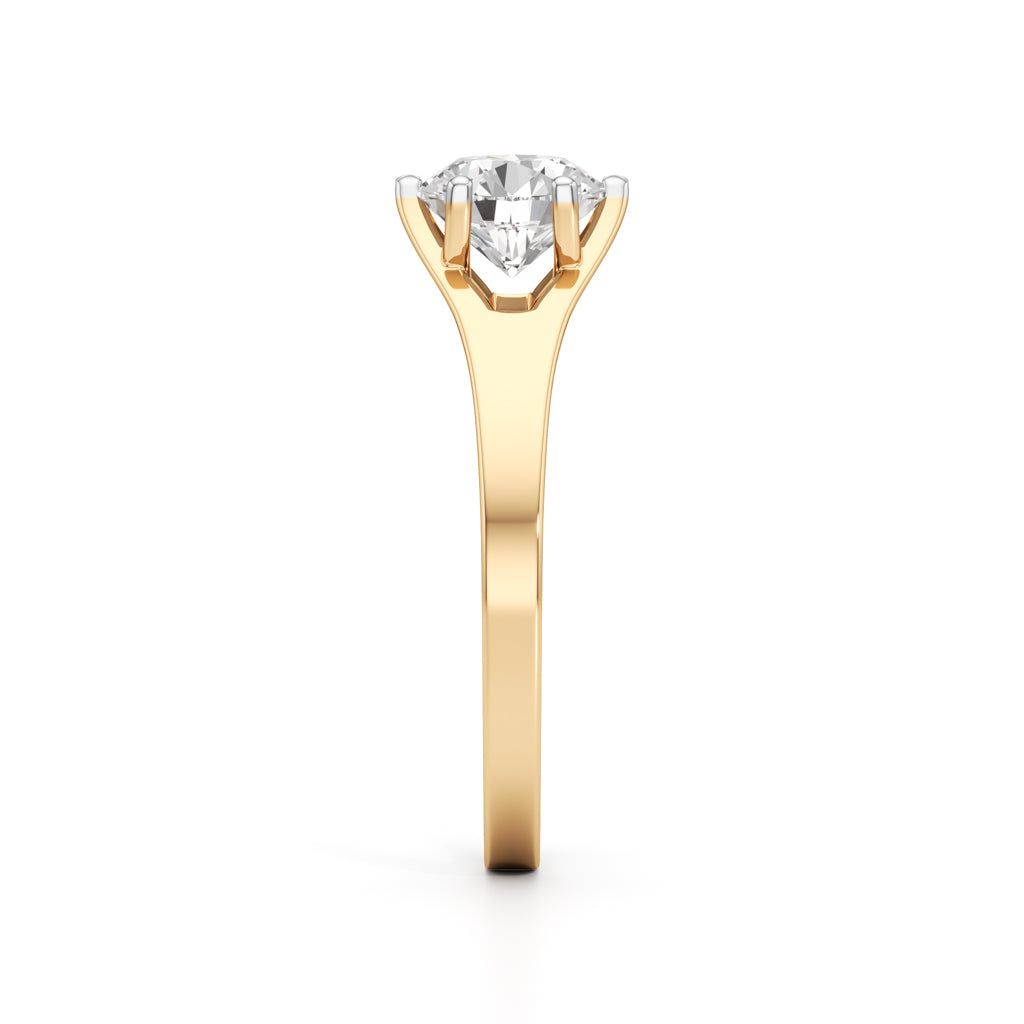 Celestia Solitaire Grace Ring