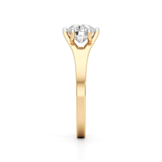 Celestia Solitaire Grace Ring