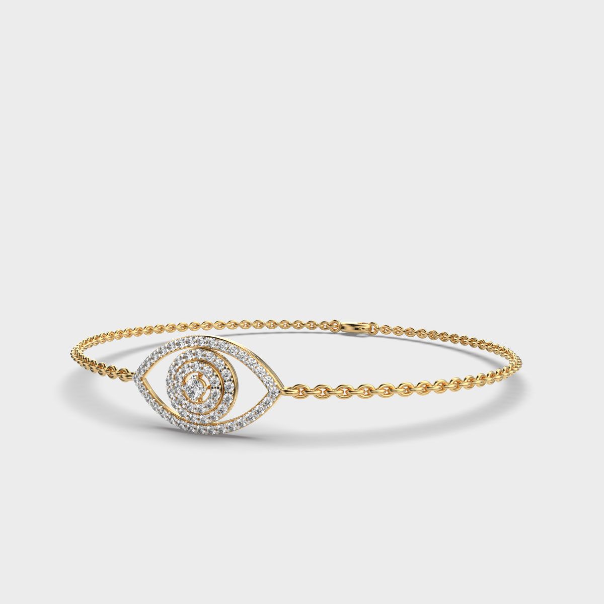 Classic Evil Eye Diamond Bracelet
