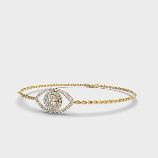 Classic Evil Eye Diamond Bracelet