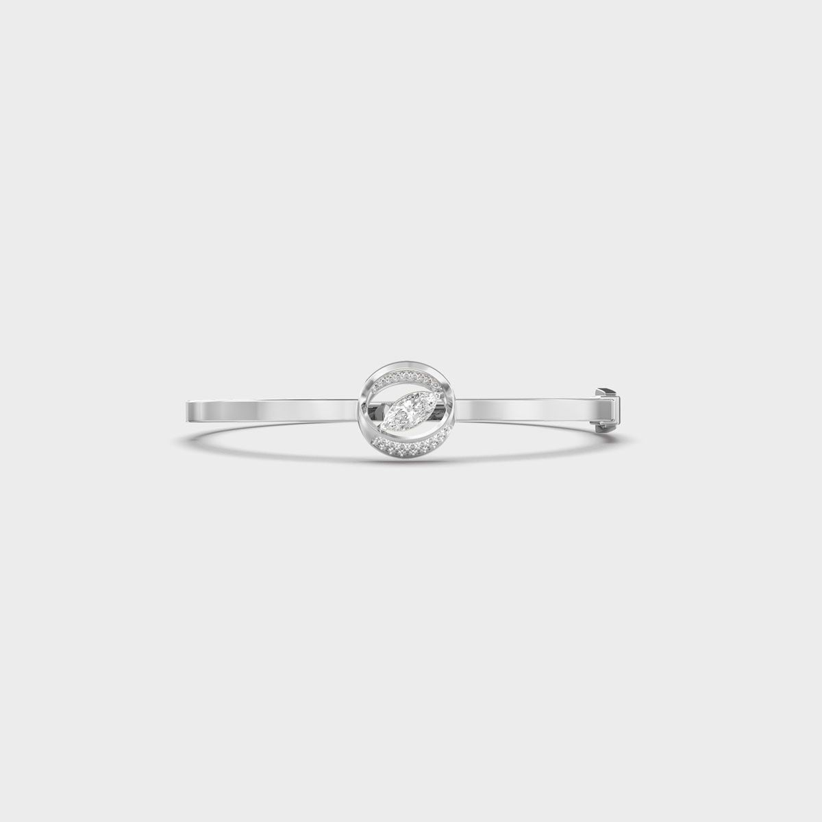 Framed Marquise Diamond Bracelet