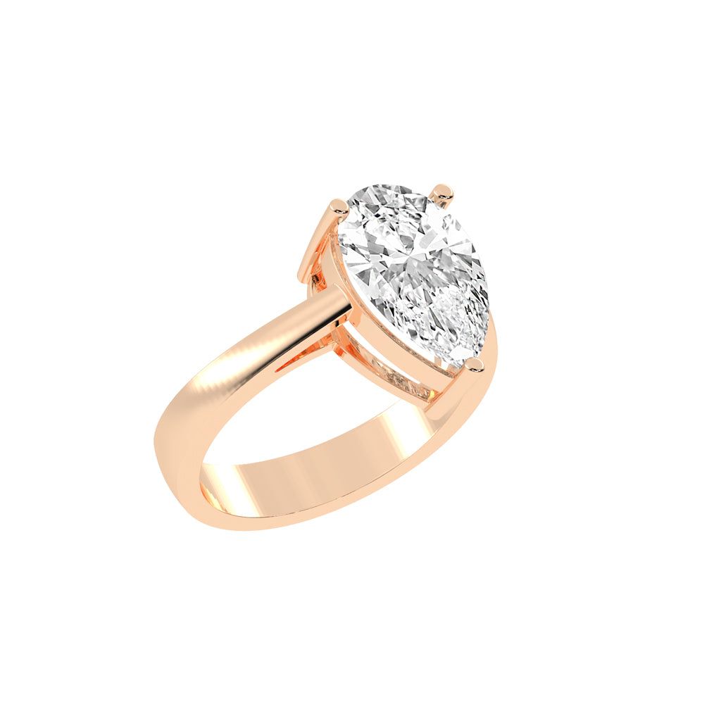 Elysia Pear Diamond Ring