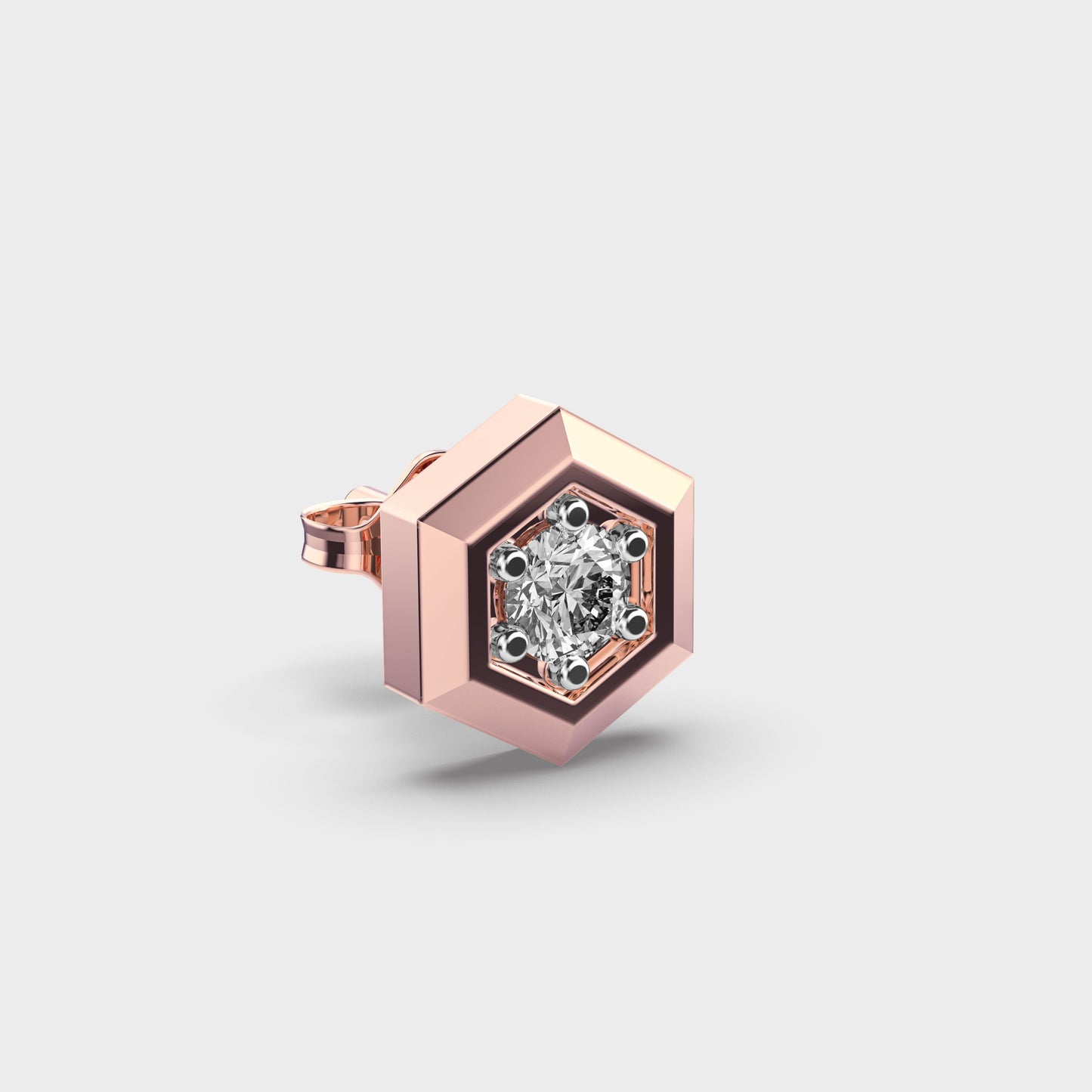 Penta Love Men Diamond Stud For Men