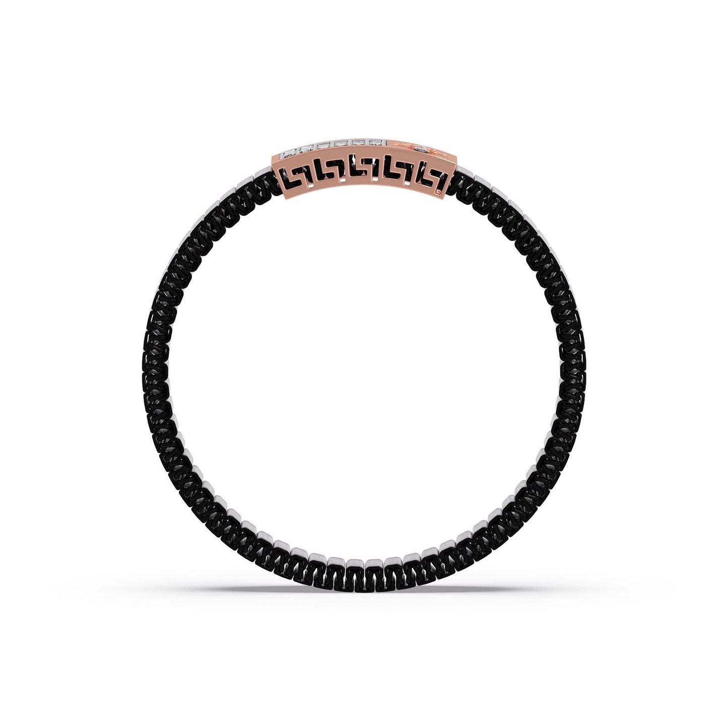 Grid Link Men's Diamond Men's Bracelet