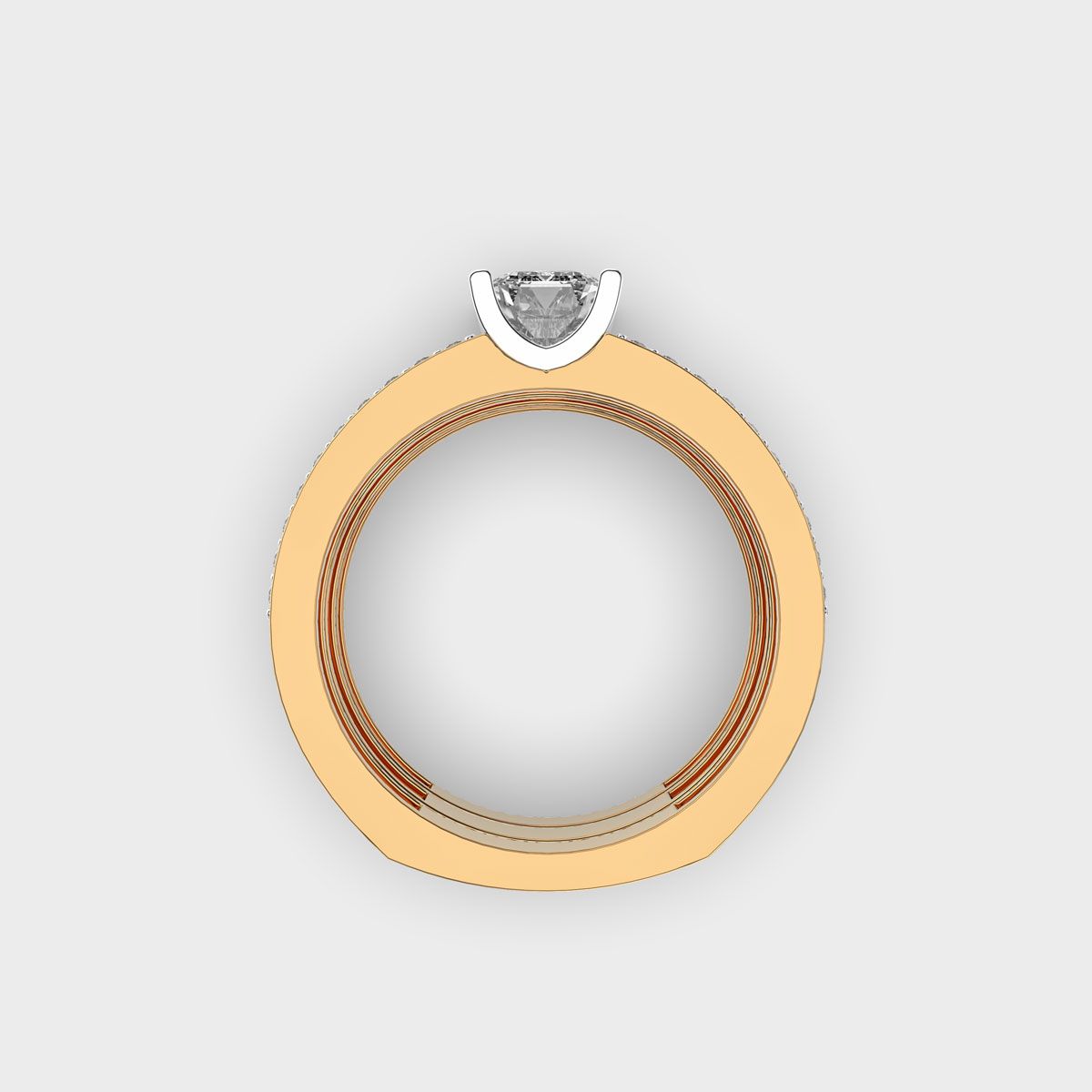 Symbol of Strength Diamond Ring For Men - View 16