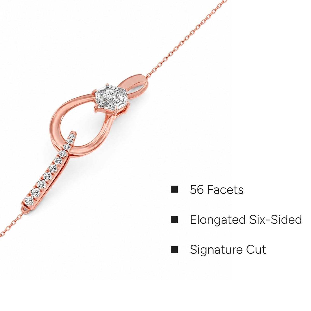 Hexa Loom Chain Bracelet
