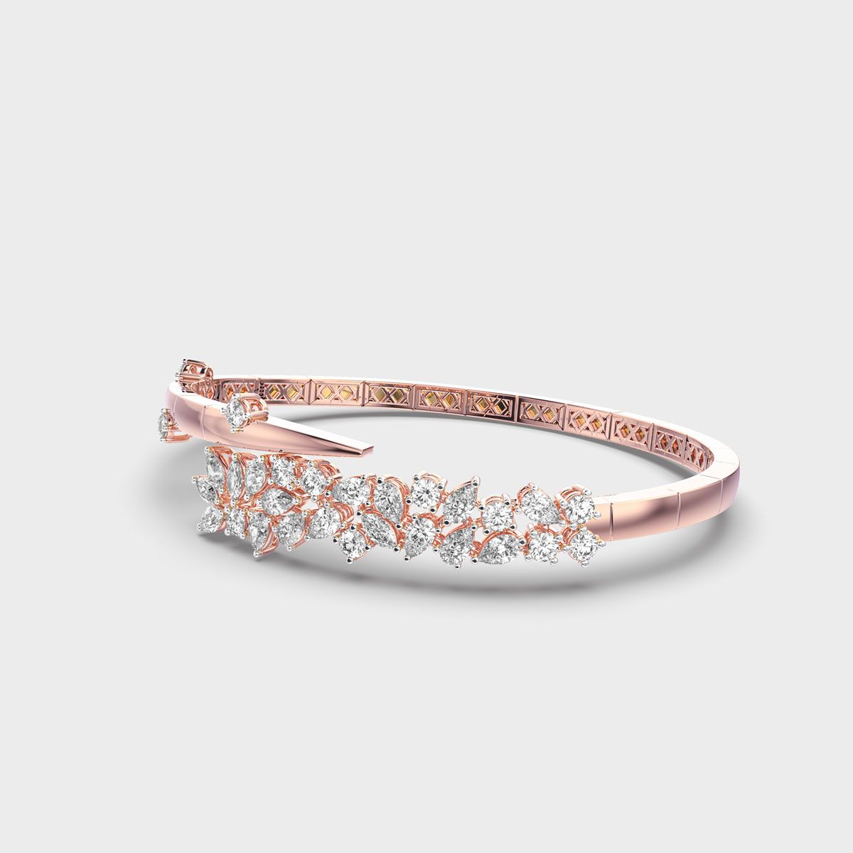 Caught In Vine Diamond Bracelet