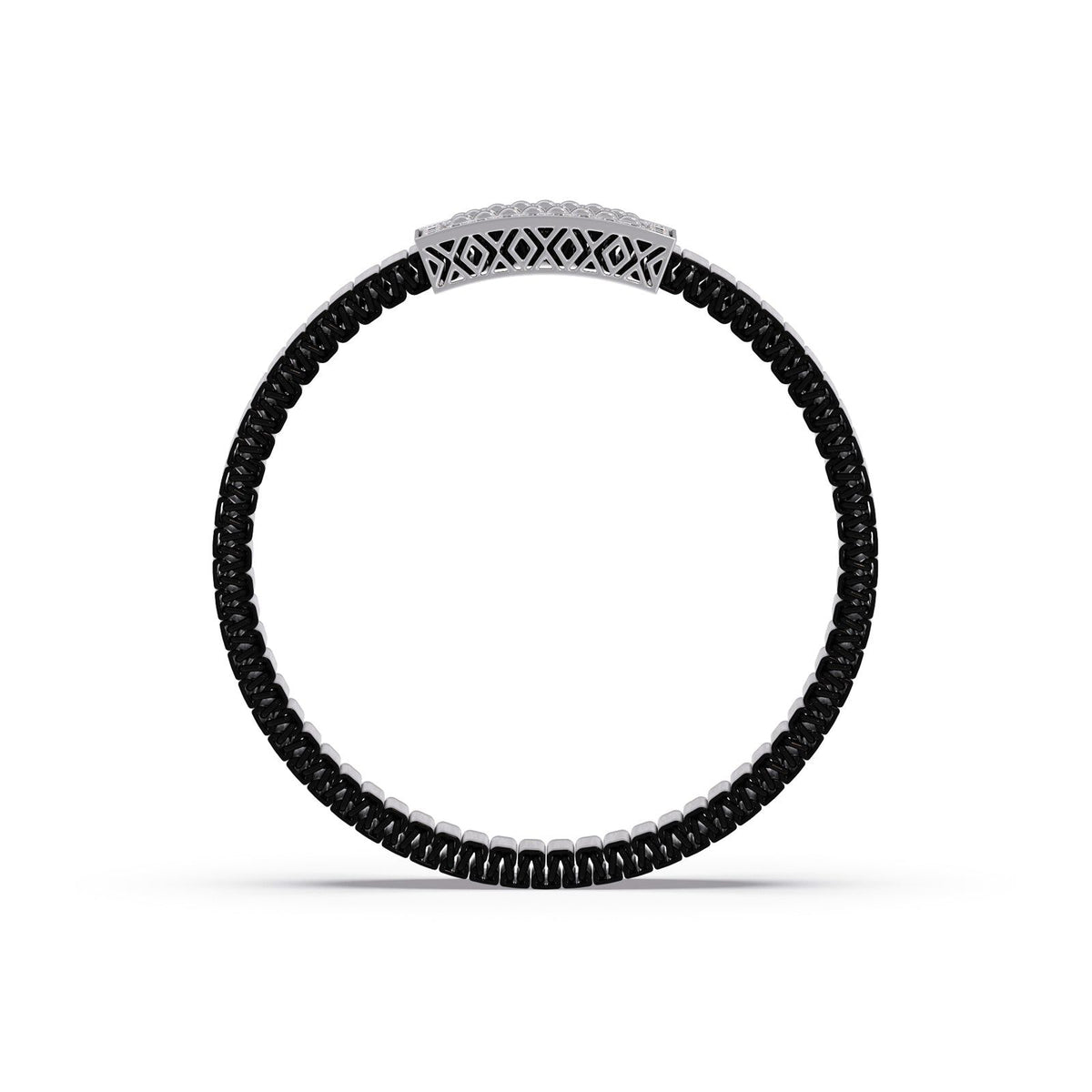 Strata Diamond Men's Bracelet