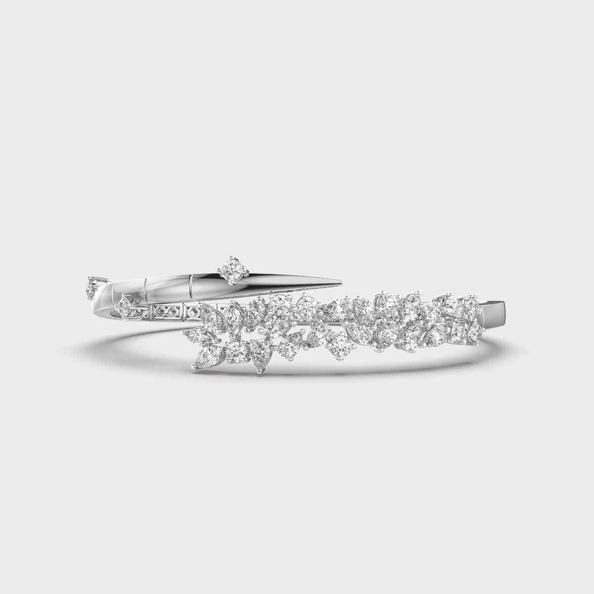 Caught In Vine Diamond Bracelet