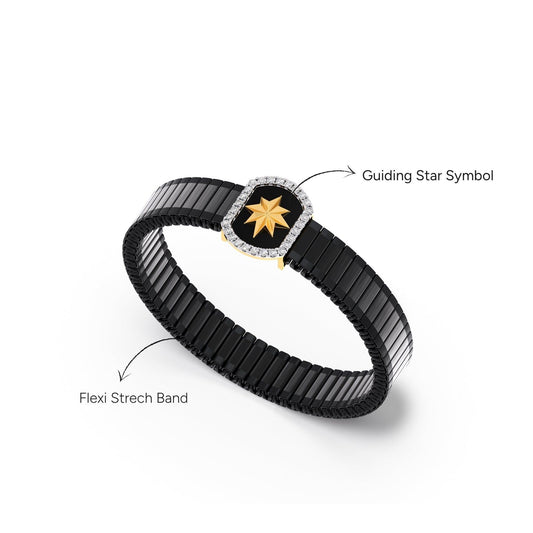 Stellar Halo Diamond Men's Bracelet