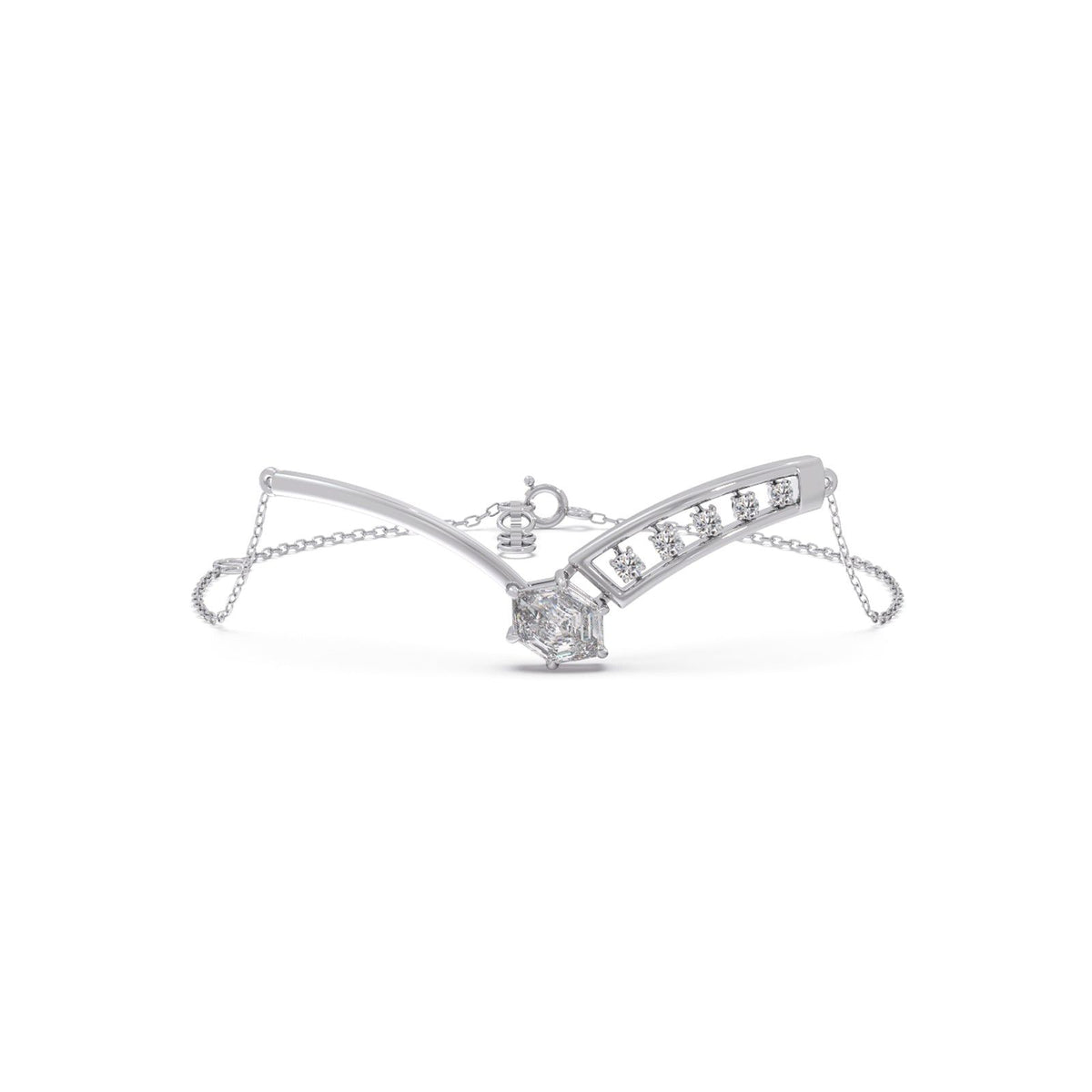 Hexa Horizon Chain Bracelet