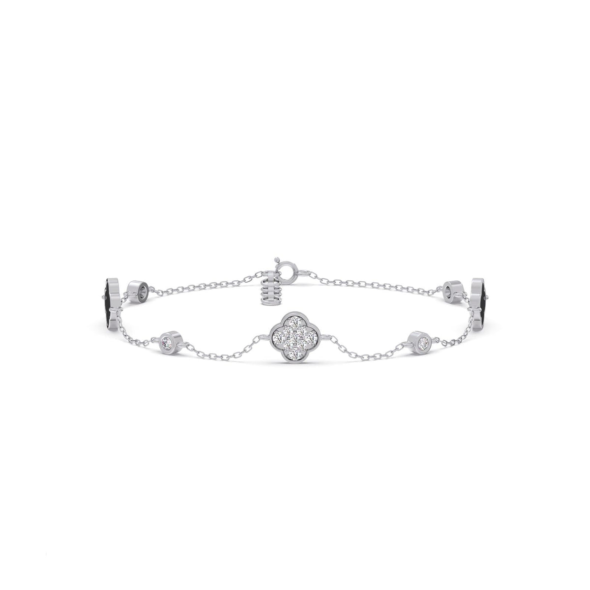 The Lucky Clover Diamond Bracelet