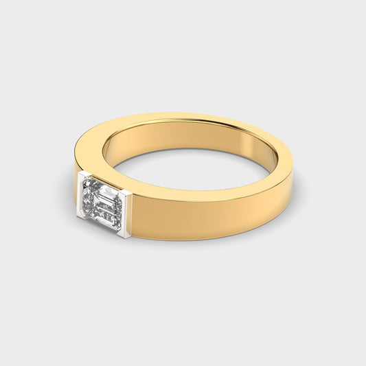 Earnest Proposal Diamond Band For Men - View 2