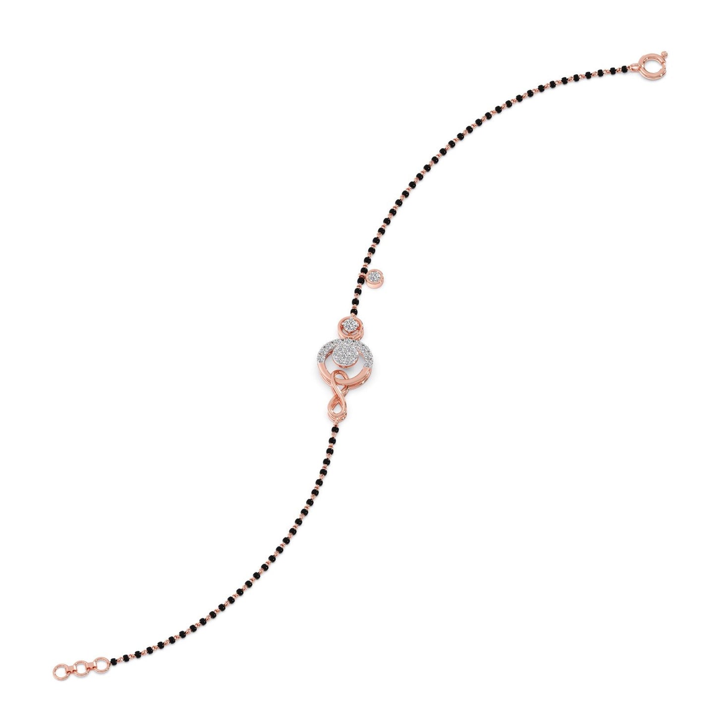 Ananta Cluster Diamond Mangalsutra Bracelet