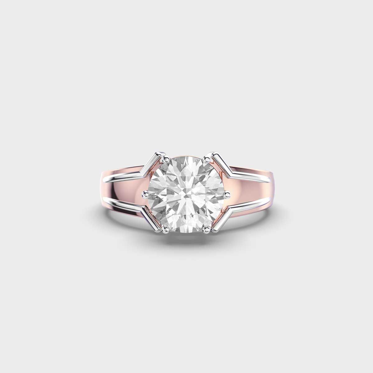 Gleaming Sun Diamond Ring For Men - View 1